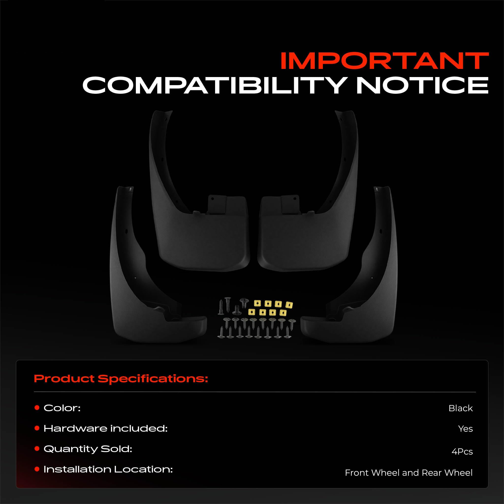 A-Premium rear right mud flap texture close-up showing wear resistance