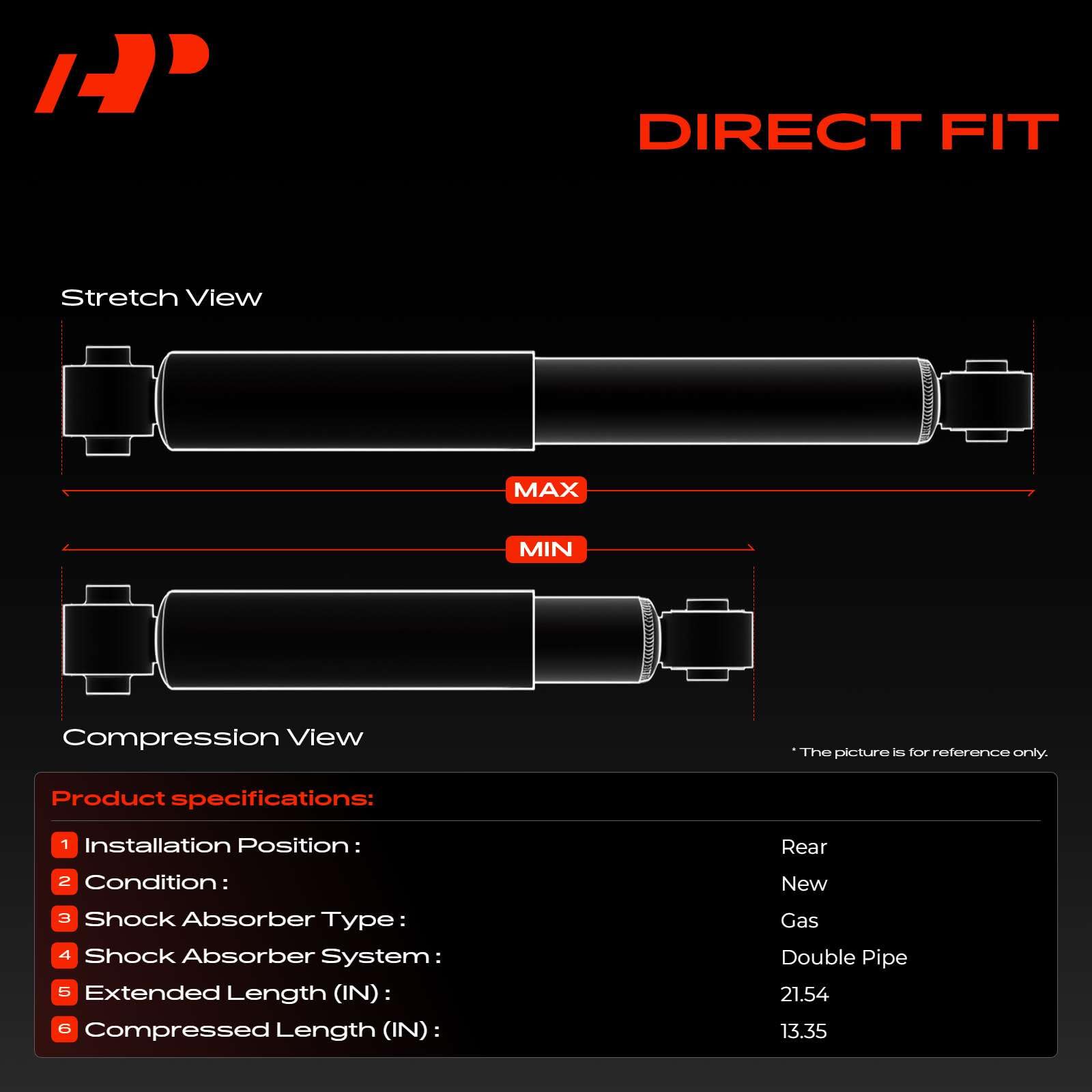 A-Premium close-up of piston rod showing smooth surface for long life