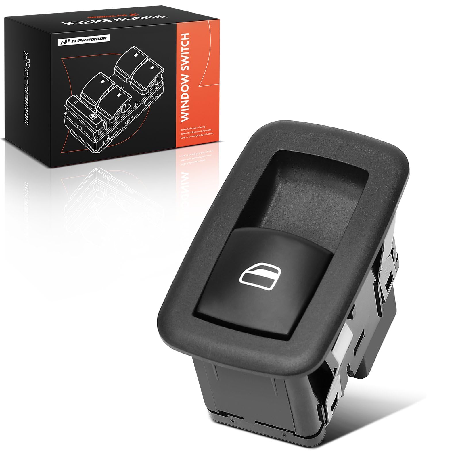 A-Premium front view of rear-side switch showing clean fit and reliable replacement