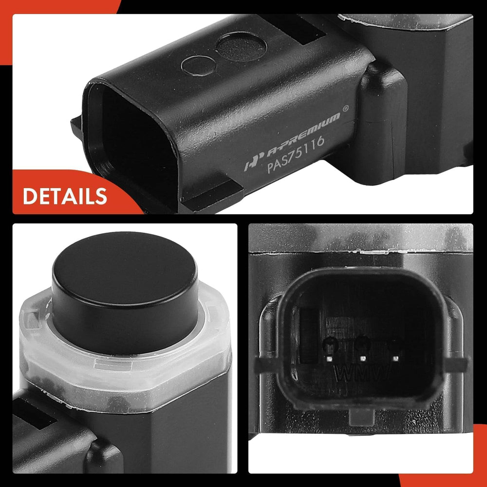 Label close-up with A-Premium reference numbers showing correct part identification
