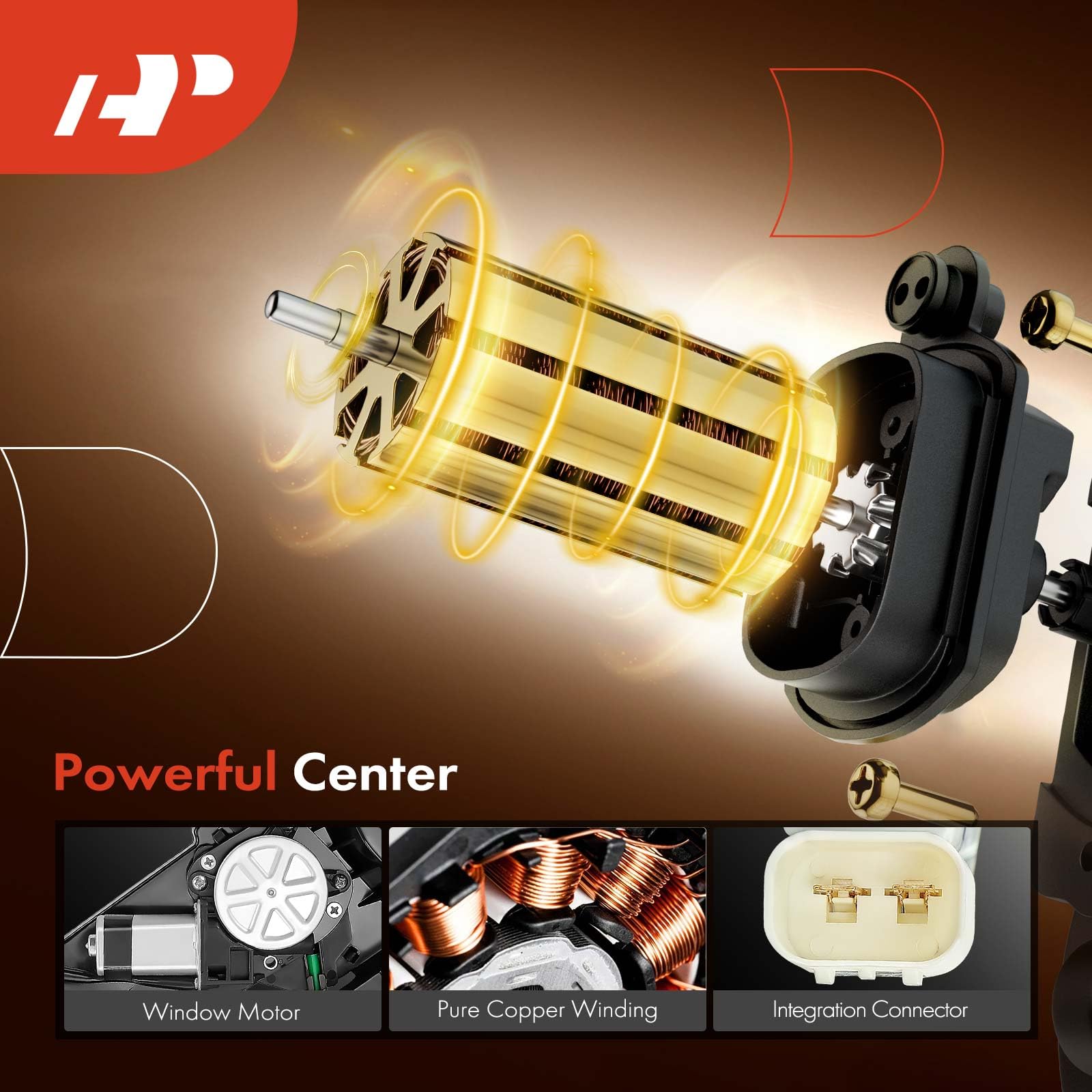 A-Premium regulator gear and cable detail showing precision components for smoother travel