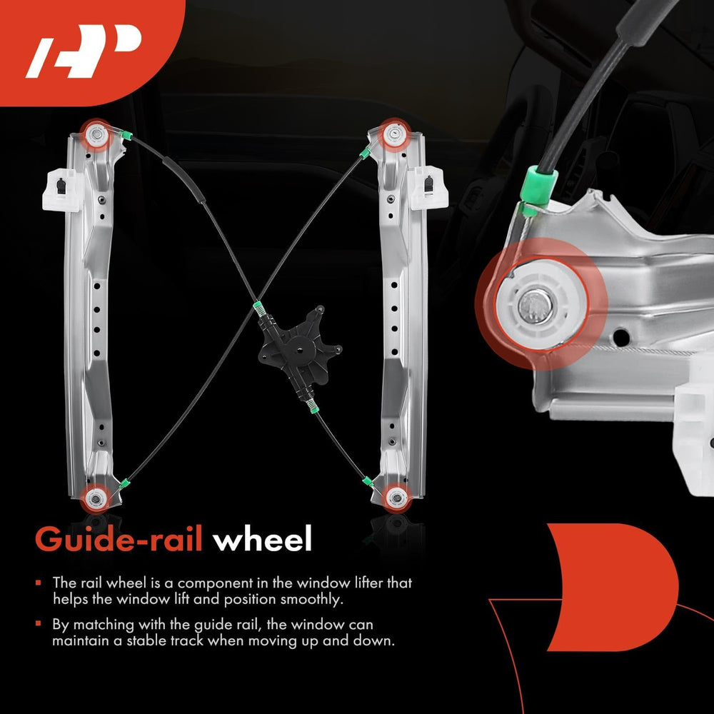 A-Premium regulator side view showing mechanical assembly without motor for clarity