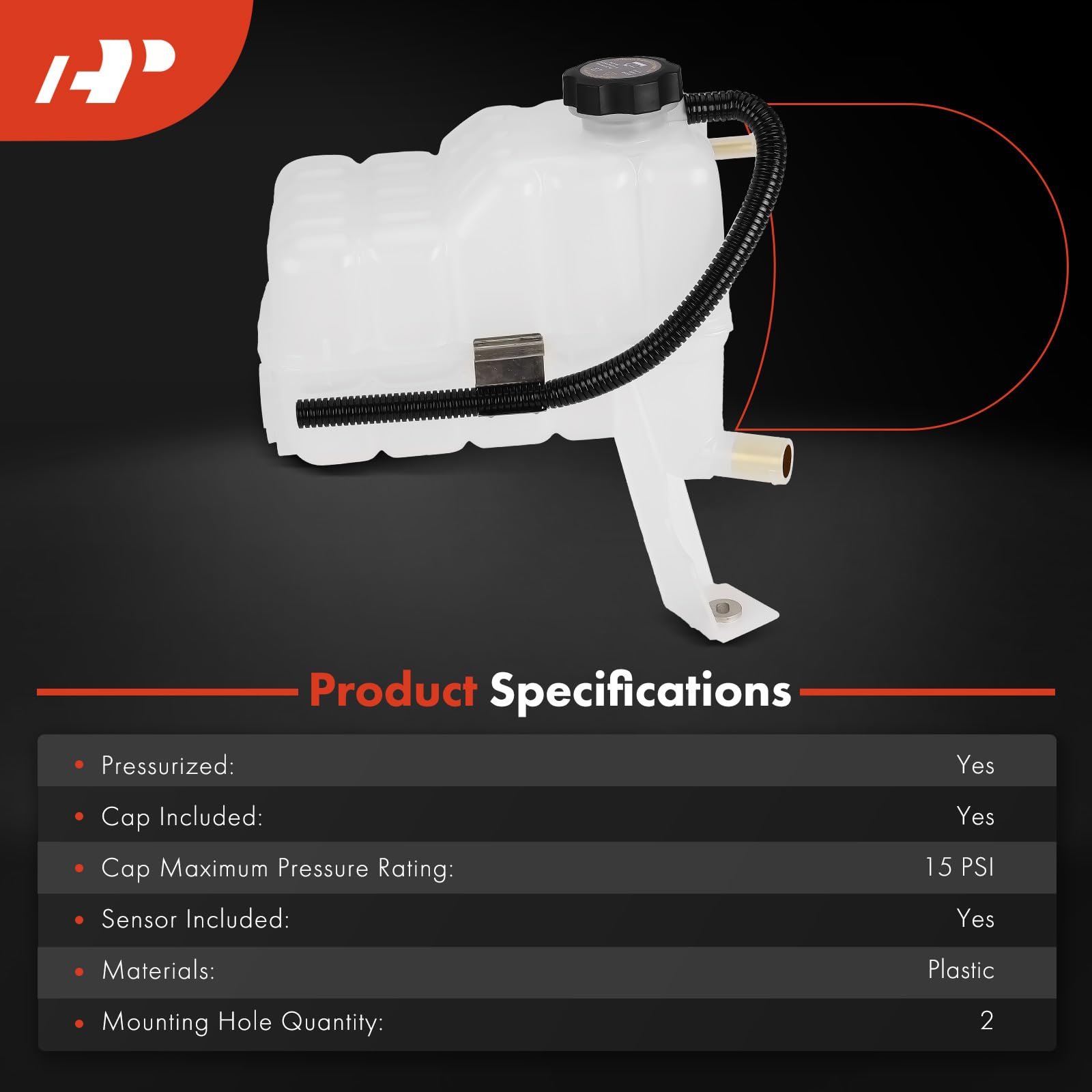 A-Premium cap and sensor detail ensuring correct pressure and monitoring