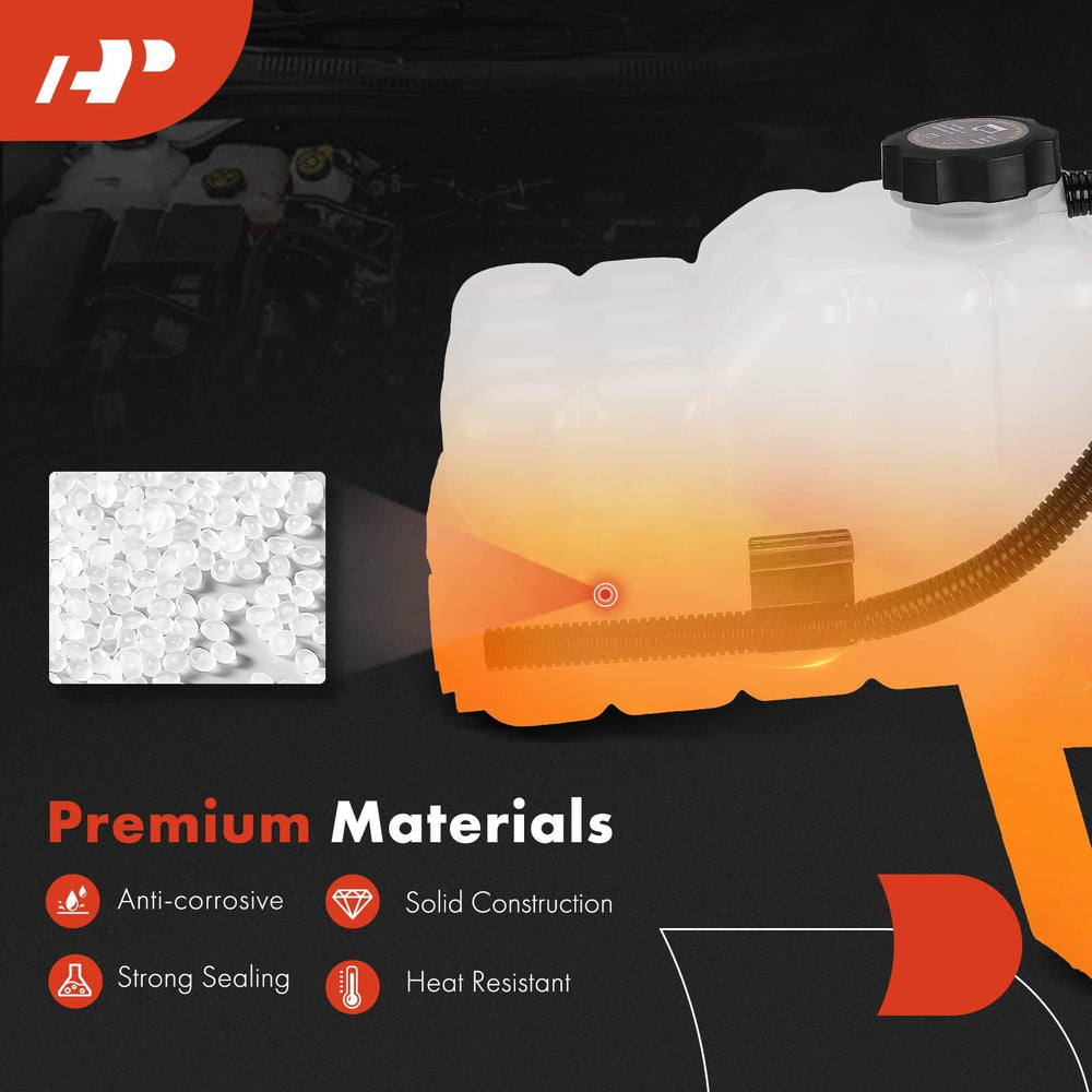 A-Premium reservoir installed under hood restoring coolant control