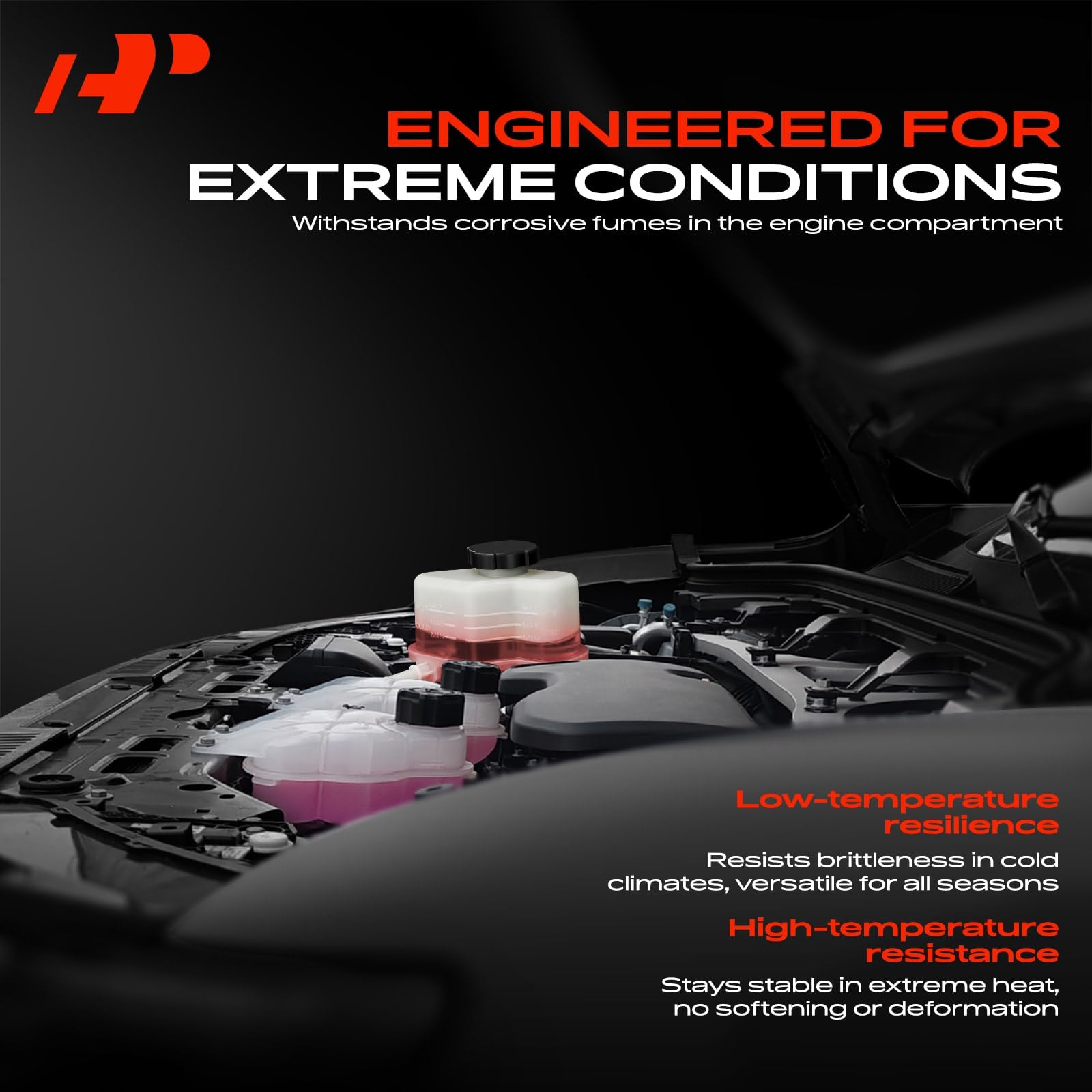 A-Premium plastic texture close-up showing durable material and heat resistance
