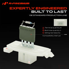 A-Premium resistor heat element detail highlighting durable construction benefit