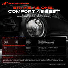 A-Premium rotor front face showing smooth machining for consistent braking