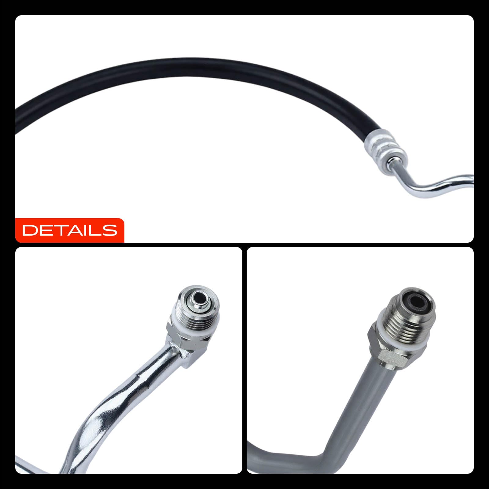 A-Premium hose routed along vehicle frame demonstrating OEM-style placement