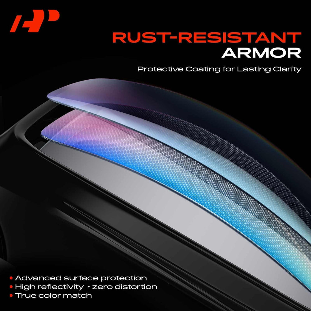 A-Premium mirror held in hand illustrating size and ease-of-install benefit