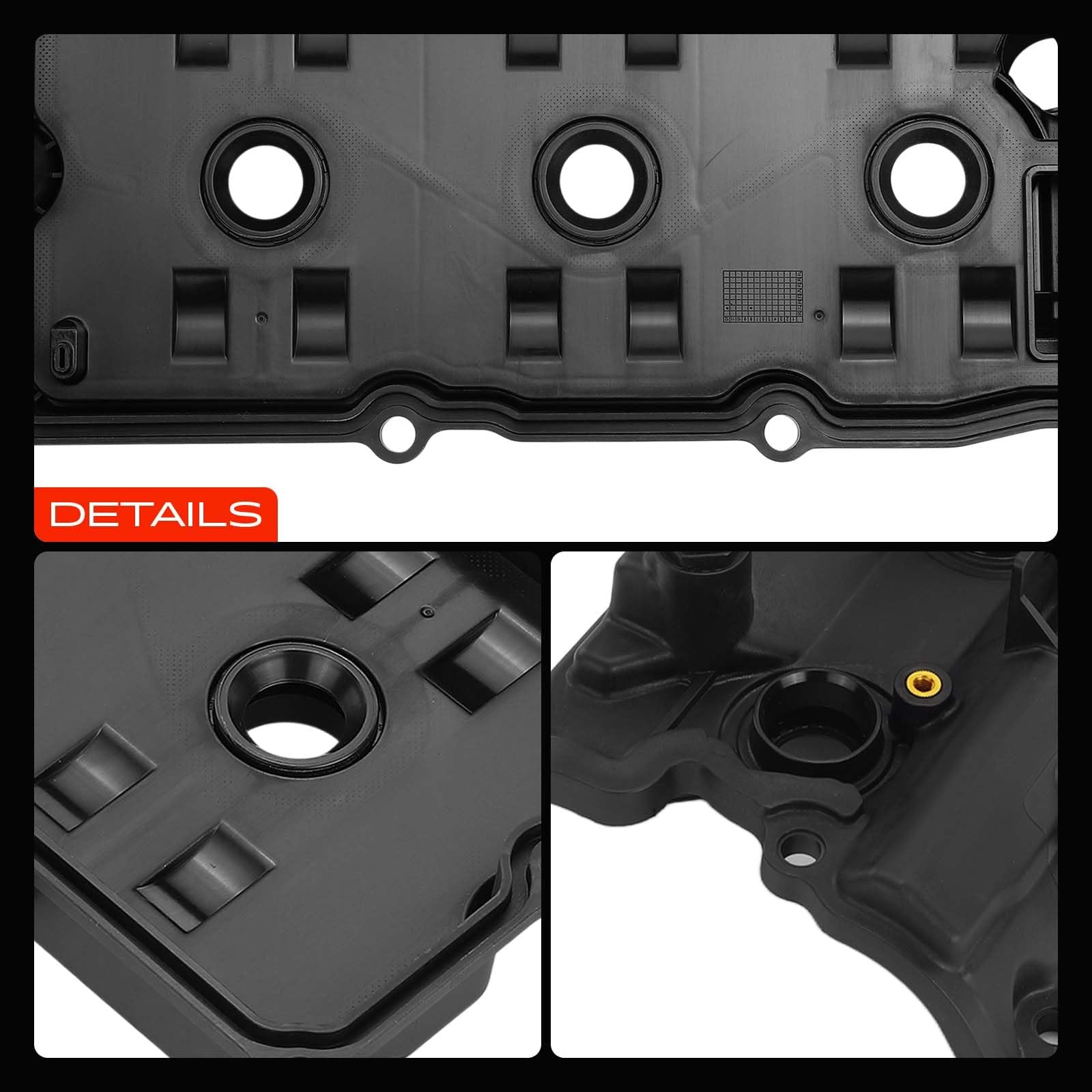 A-Premium valve cover scale comparison with hand illustrating compact, lightweight design