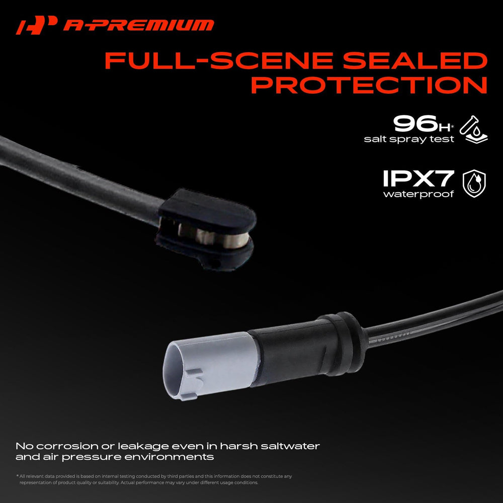 A-Premium sensor cable laid out with tape measure showing accurate length