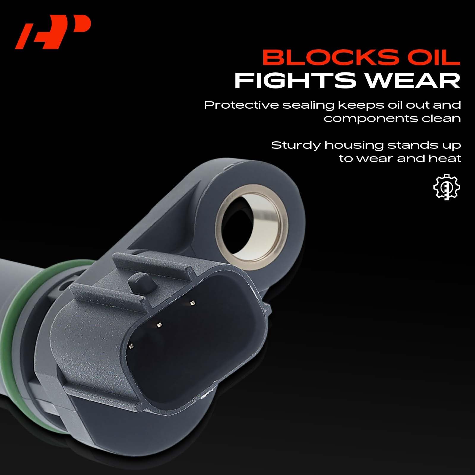 A-Premium sensor connector closeup showing three-pin blade for secure contact