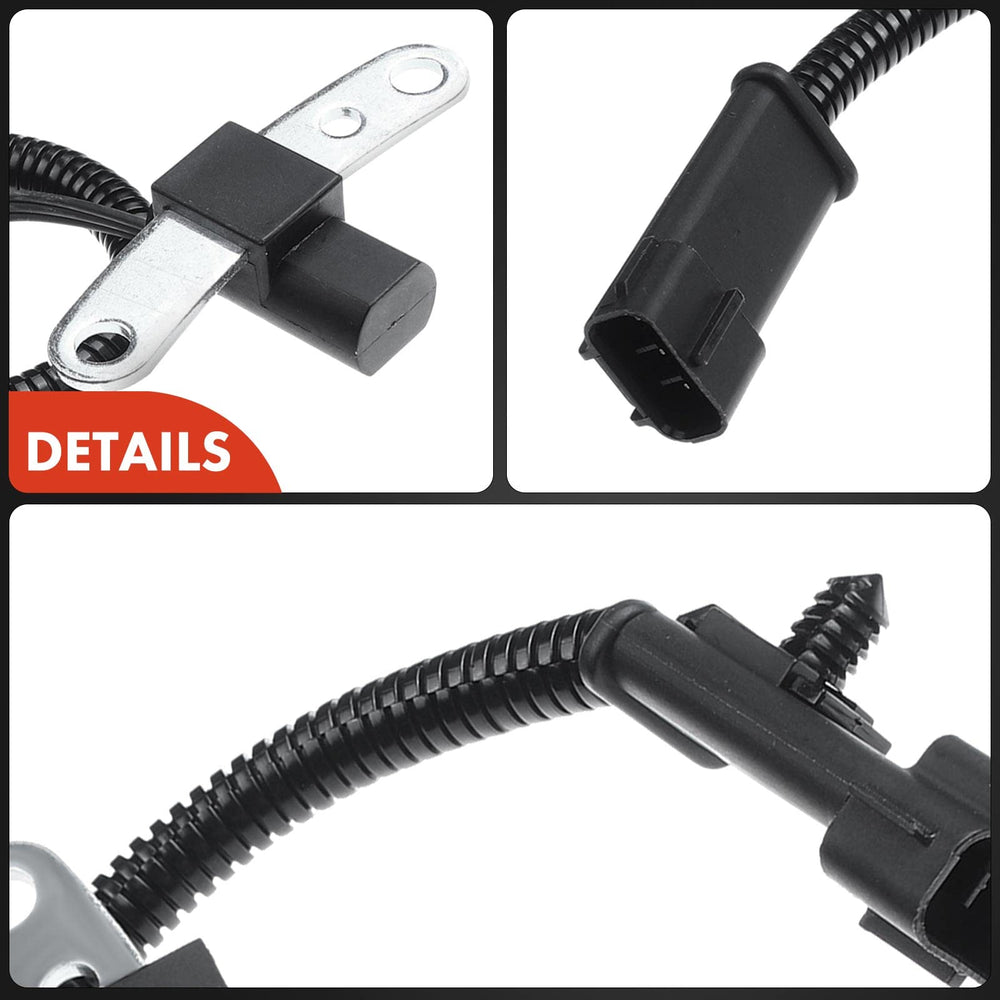 A-Premium view of sensor end pins verifying correct 3-pin blade terminals