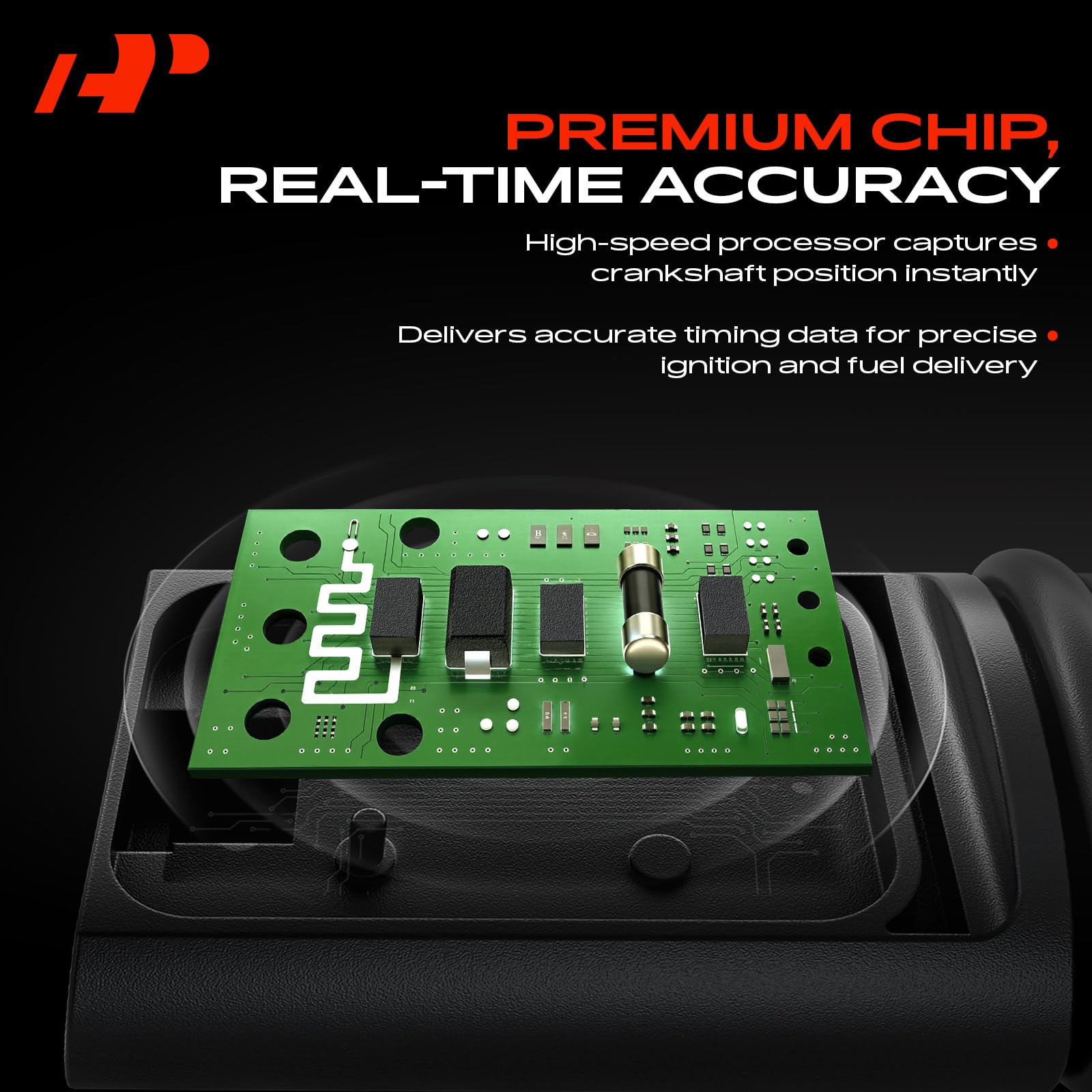 A-Premium sensor in hand for size reference and installation clarity