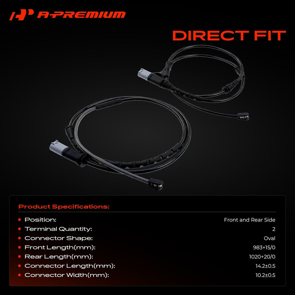 A-Premium rear sensor connector close-up highlighting secure connection and fit