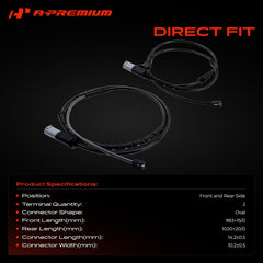 A-Premium rear sensor connector close-up highlighting secure connection and fit