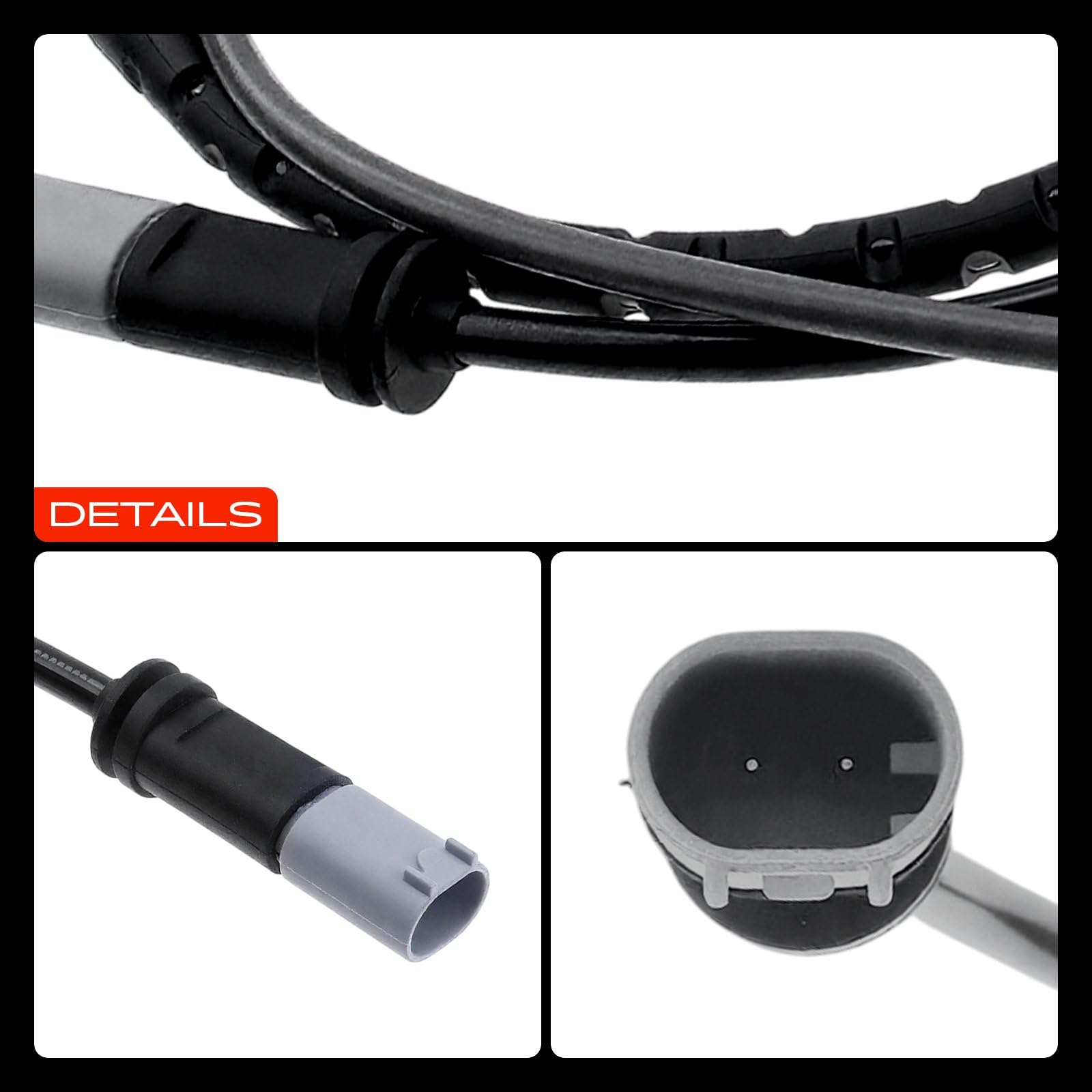 A-Premium new sensor side-by-side with worn sensor to compare condition and fit