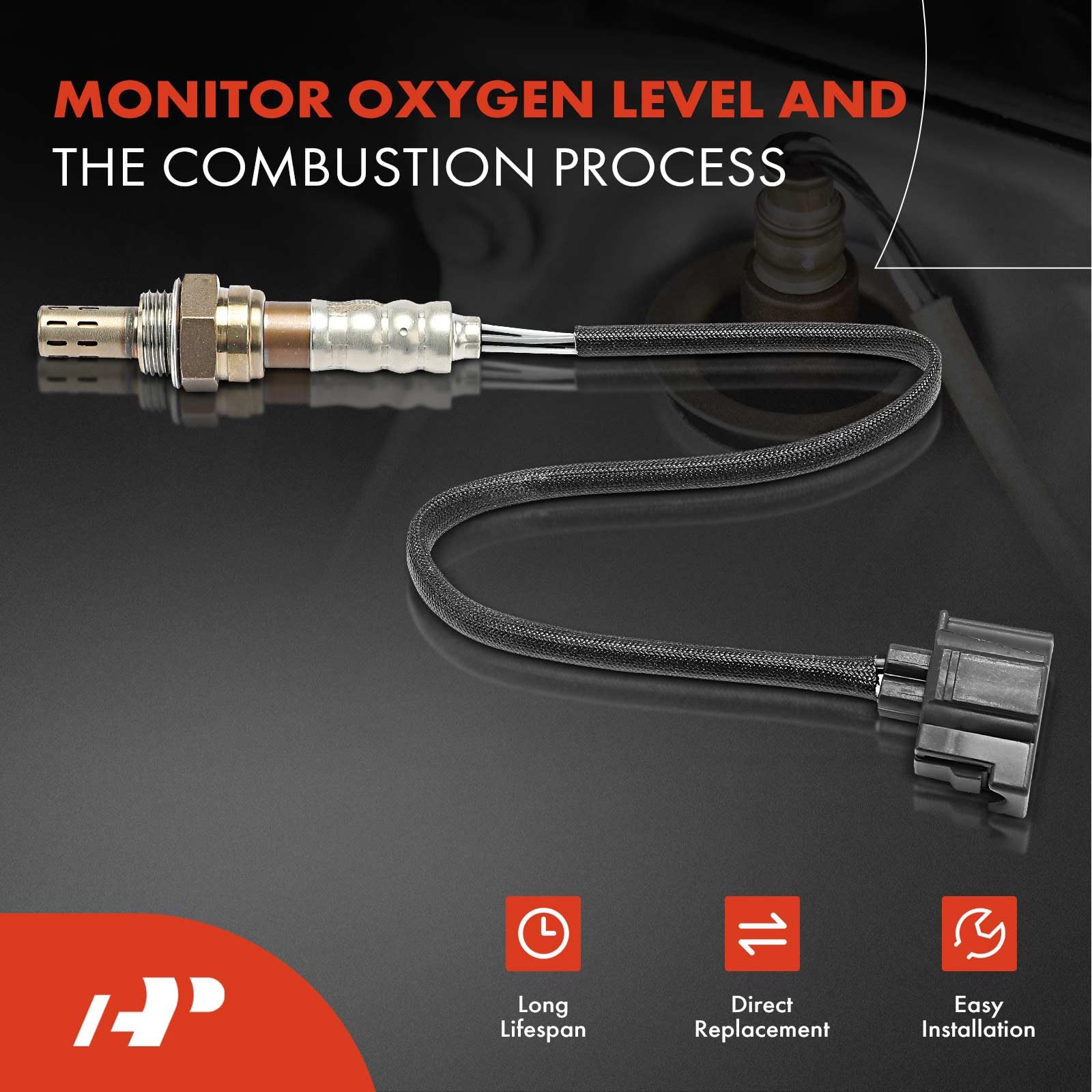 A-Premium close-up of threaded sensor tip highlighting precise fit and durability