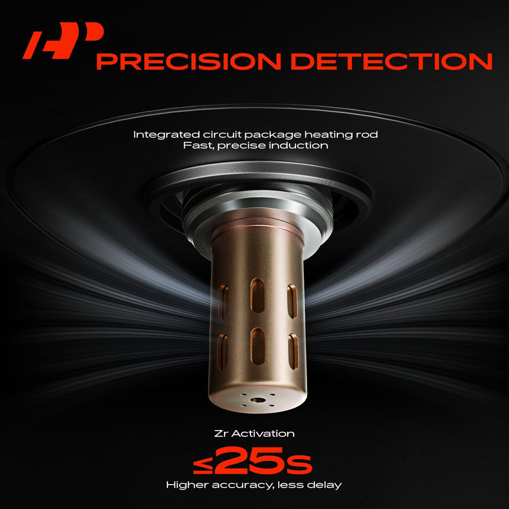 A-Premium sensor tip porcelain element emphasizing accurate oxygen sensing