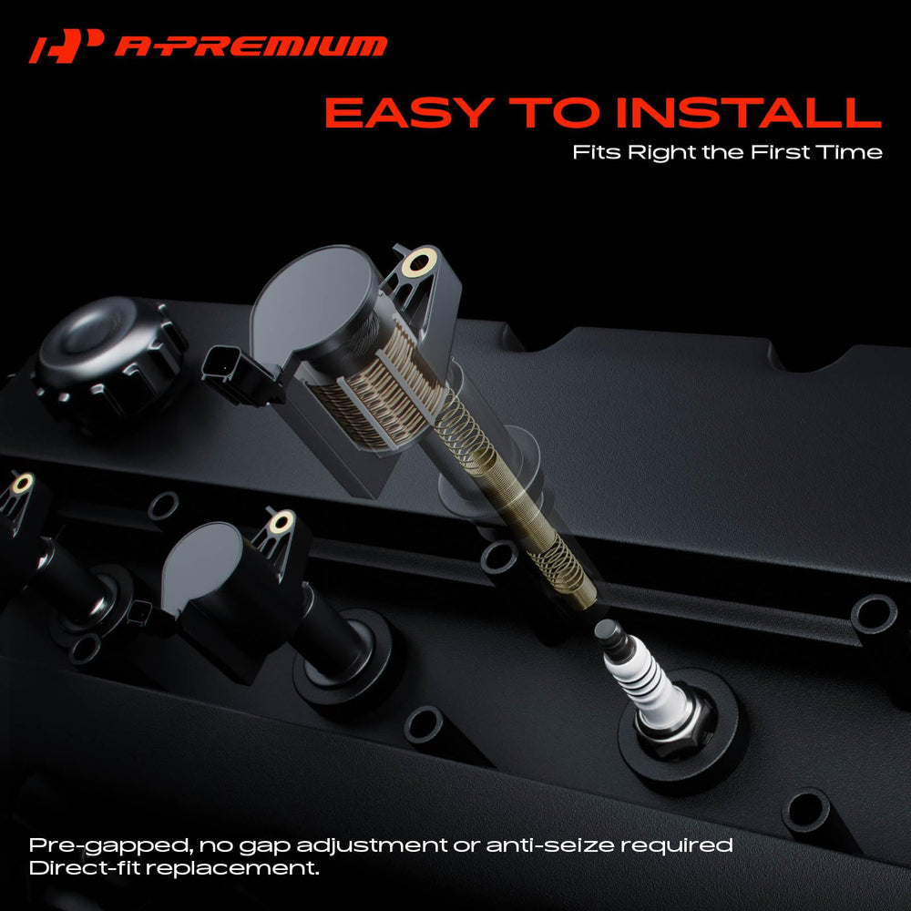 A-Premium label showing reference numbers, assists cross-reference and part matching