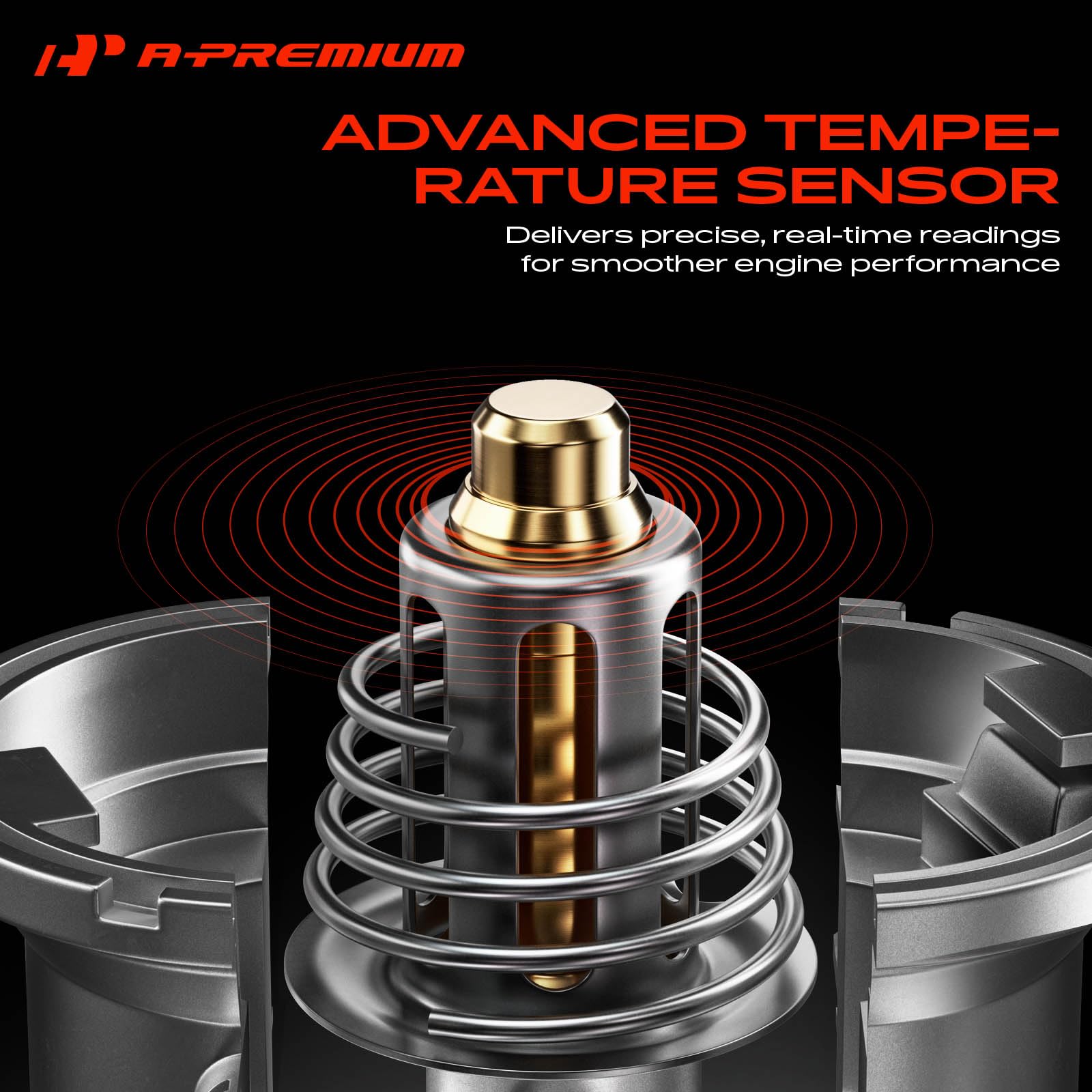 A-Premium side flange mounting holes illustrated for easy bolt alignment