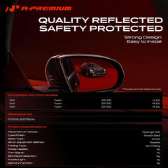 A-Premium close-up of convex glass improving side visibility