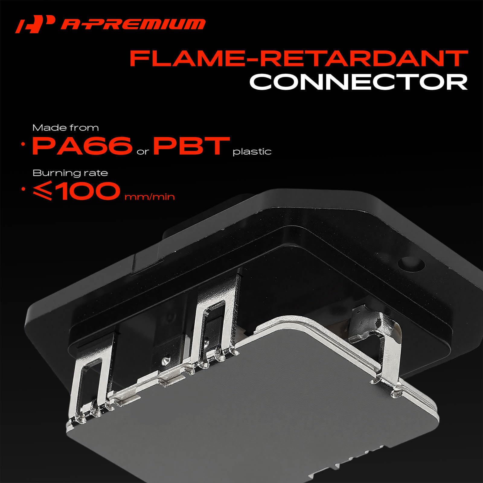 A-Premium side profile of resistor housing built to OE dimensions