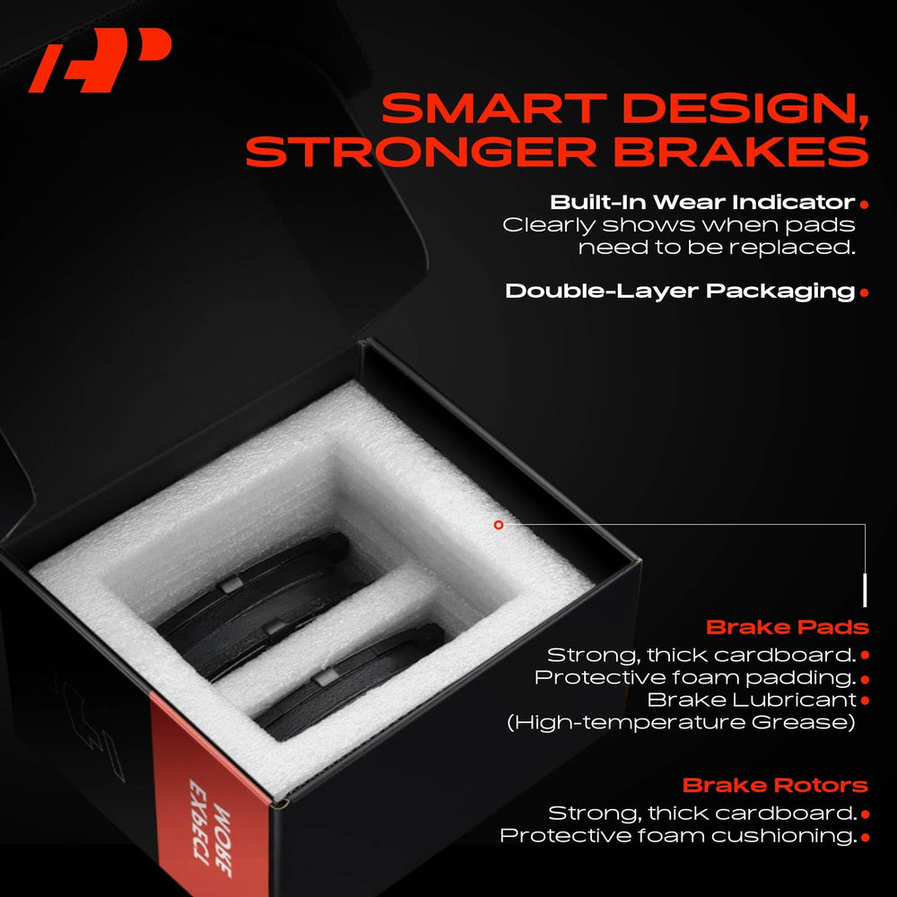 A-Premium rotor side profile highlighting vented design for heat dissipation