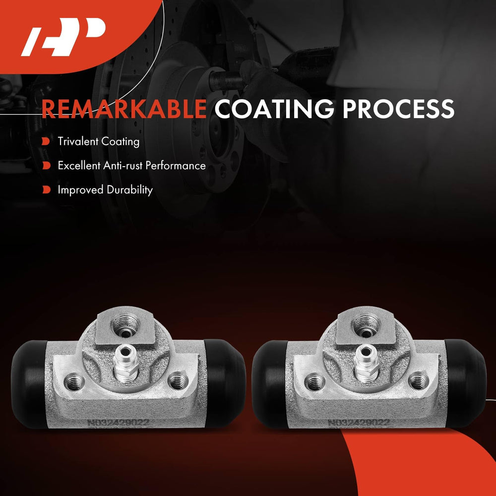 A-Premium side profile focusing on 3/8-24 inlet thread for secure brake line connection
