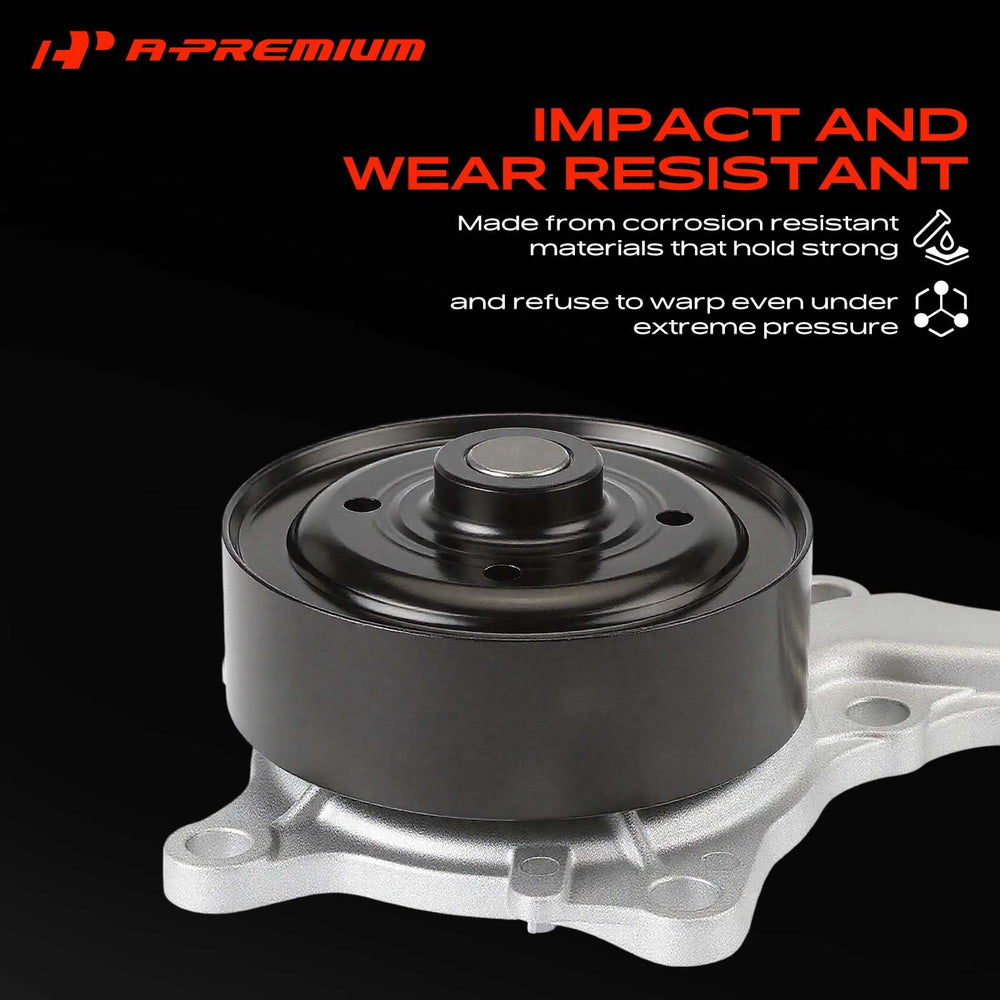 A-Premium side profile showing pulley interface for serpentine-belt drive