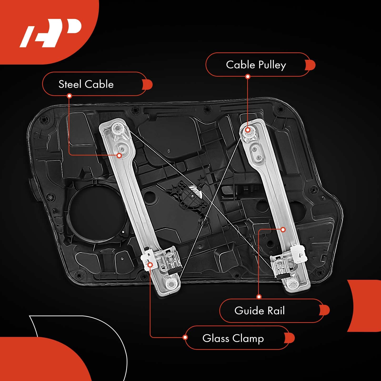 A-Premium part next to hand for scale, demonstrates compact, vehicle-ready size