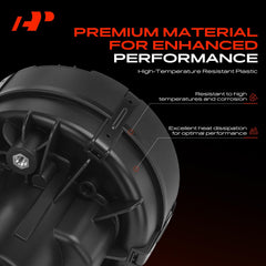 A-Premium smog pump hose ports detail showing three connectors for precise fitment