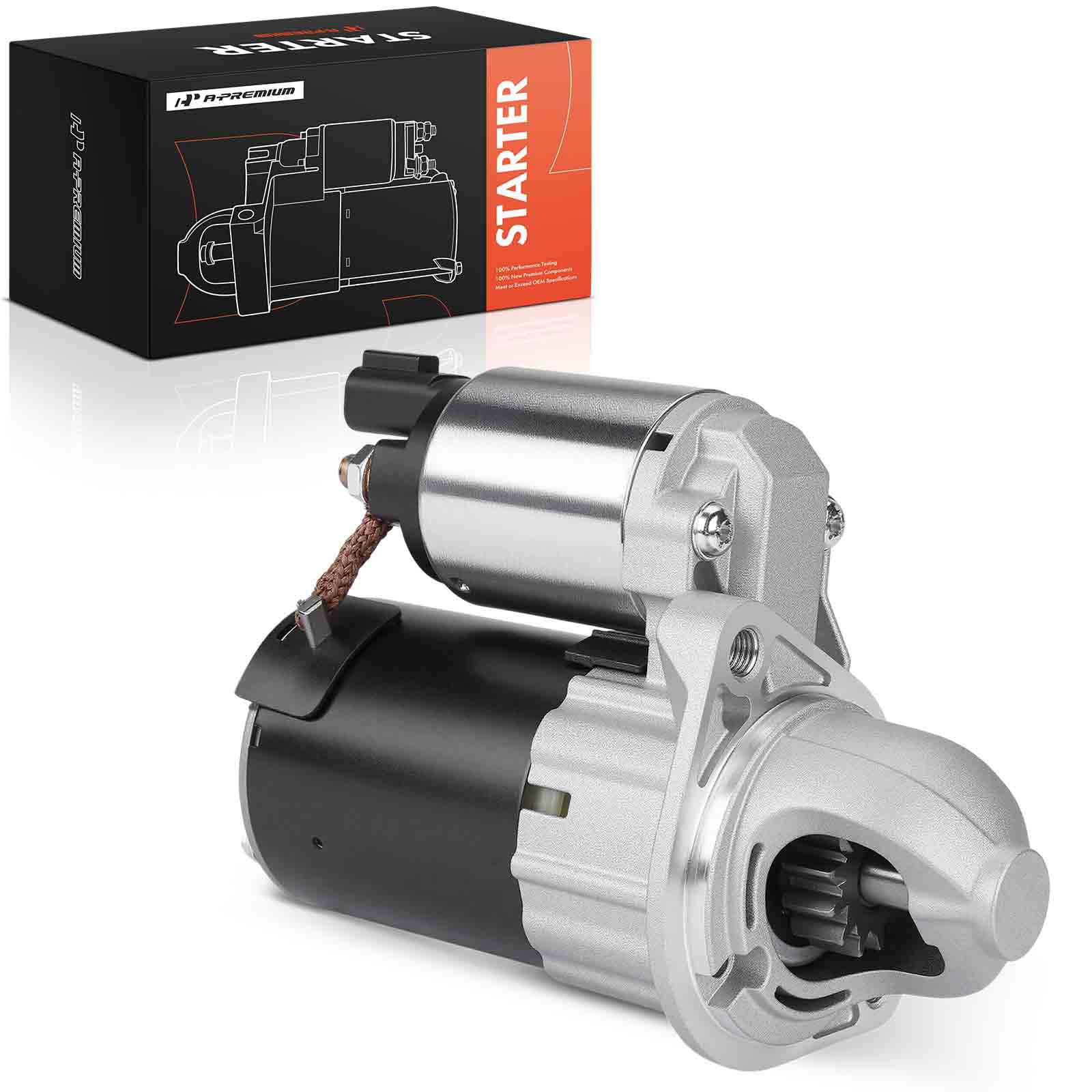 A-Premium starter front view showing compact build and reliable fit