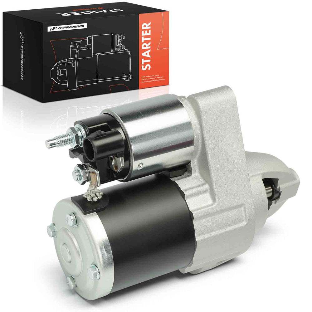 A-Premium starter in garage scene suggesting DIY replacement confidence