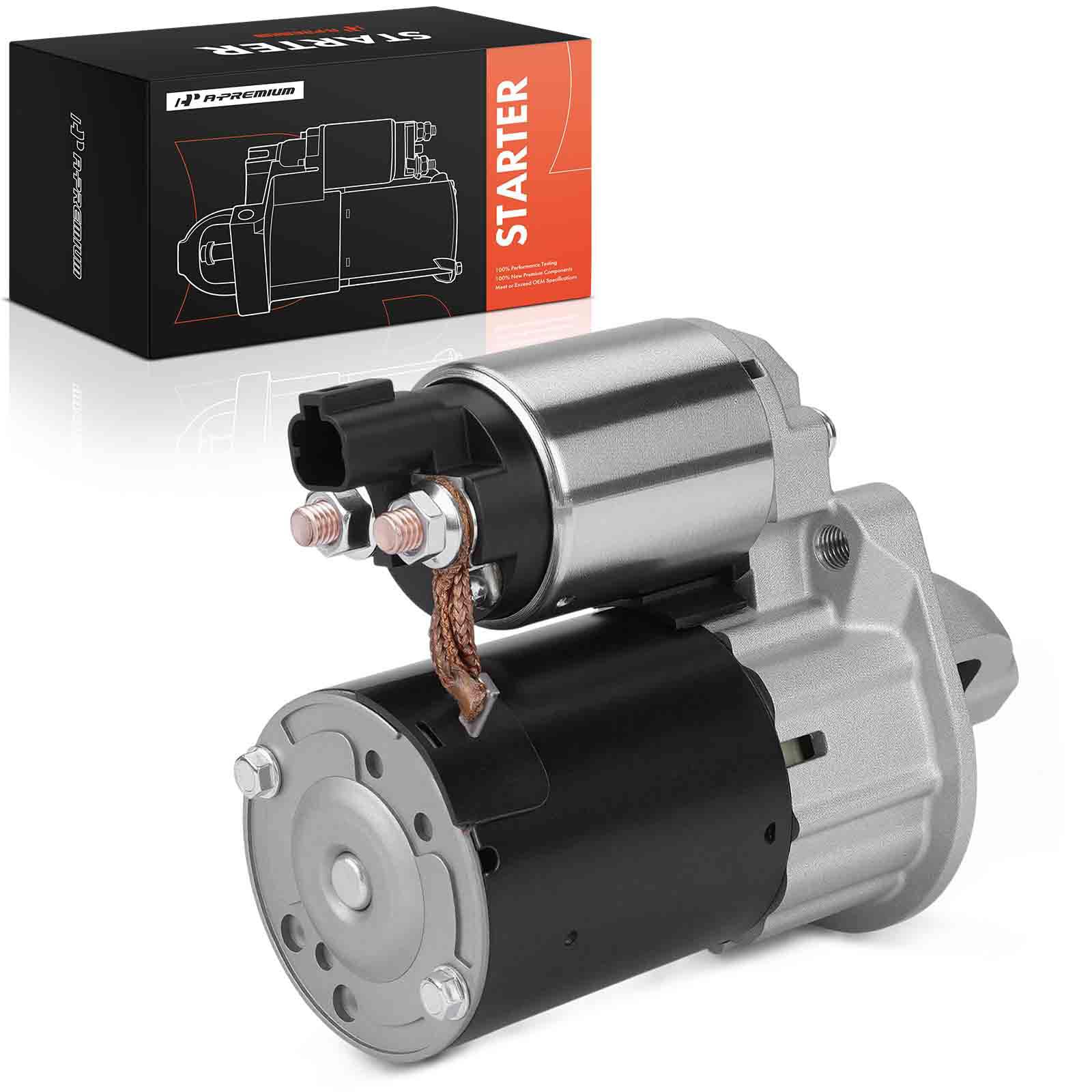 A-Premium starter in mechanic hands demonstrating easy professional installation