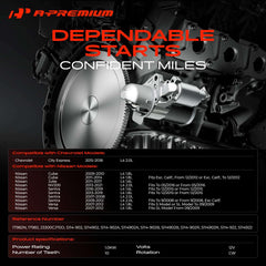 A-Premium starter side profile highlighting solid construction benefit