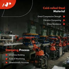 A-Premium corrosion-resistant surface finish reducing rust and wear