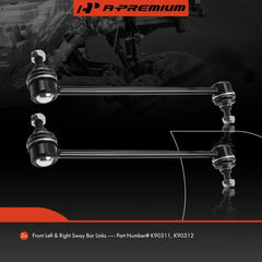 A-Premium sway bar link steel shaft detail highlighting corrosion resistance
