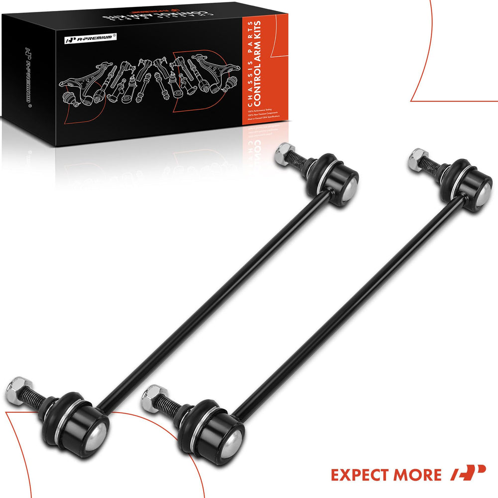 A-Premium packaged sway bar link with warranty card offering buyer assurance