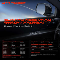 A-Premium switch side profile highlighting compact design and durable housing