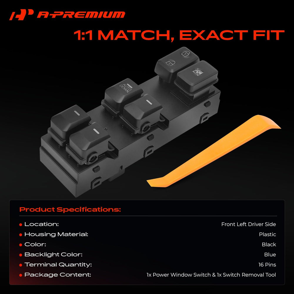 A-Premium switch back with 16-pin connector for correct wiring