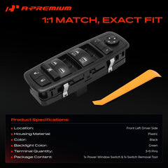 A-Premium close-up of buttons showing dual auto control and durable finish