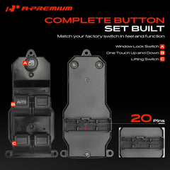 A-Premium close-up of red backlight for night visibility and safer use