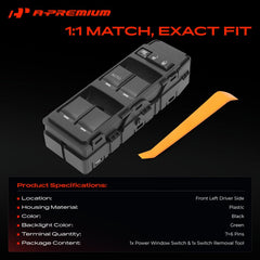 A-Premium switch connector pins detail showing 7+6 pin layout for correct fit