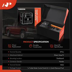 A-Premium switch installed in dashboard demonstrating direct-fit benefit