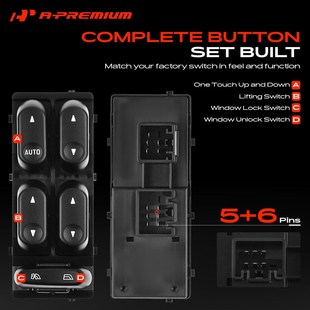 A-Premium switch illuminated green backlight for nighttime visibility benefit