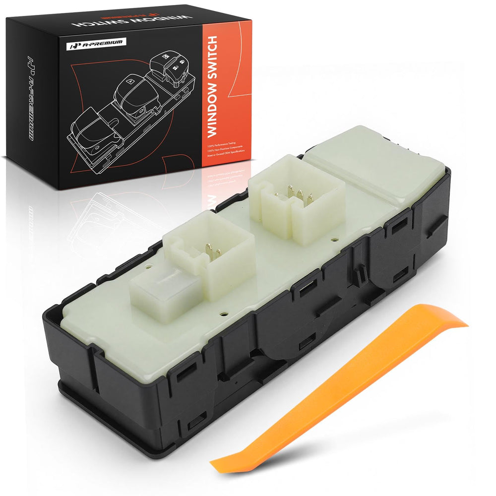 A-Premium switch installed in car door showing restored window operation