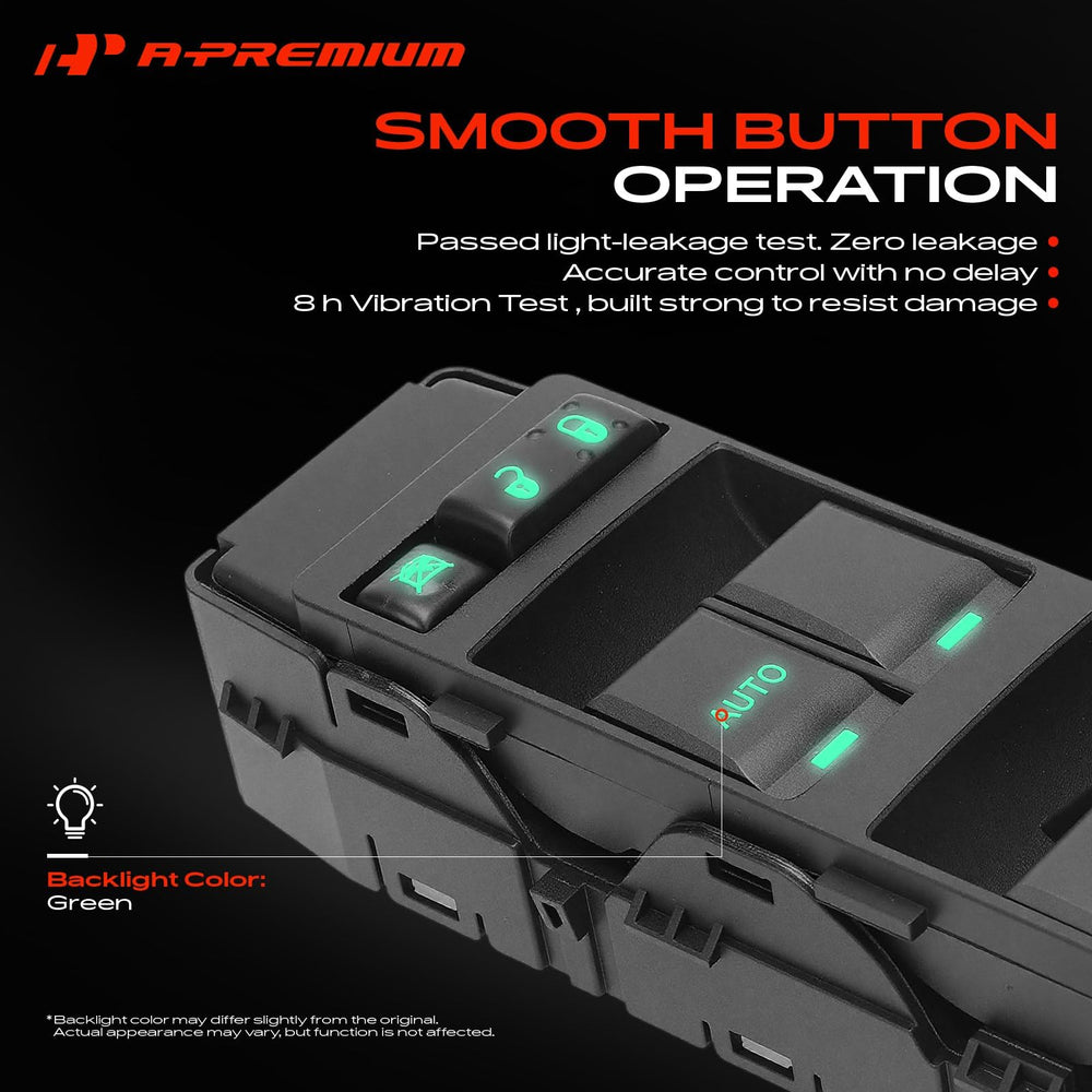 A-Premium switch removed from door panel demonstrating easy replacement benefit