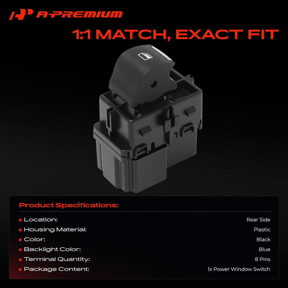A-Premium side profile showing plastic housing and textured buttons for easy grip
