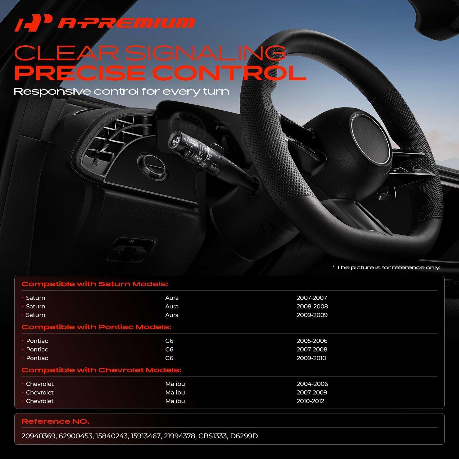 A-Premium switch side profile highlighting compact shape for direct OEM fit